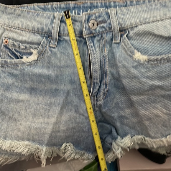 VANILLA STAR Junior’s Festival Denim Shorts Size 5 - Picture 8 of 9